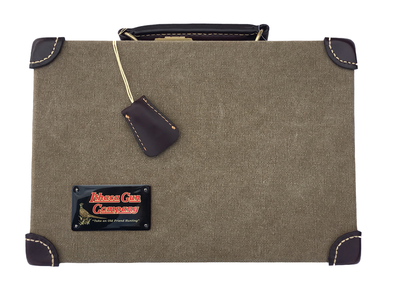 Hard Sided Canvas Pistol Case Ithaca Gun Co.